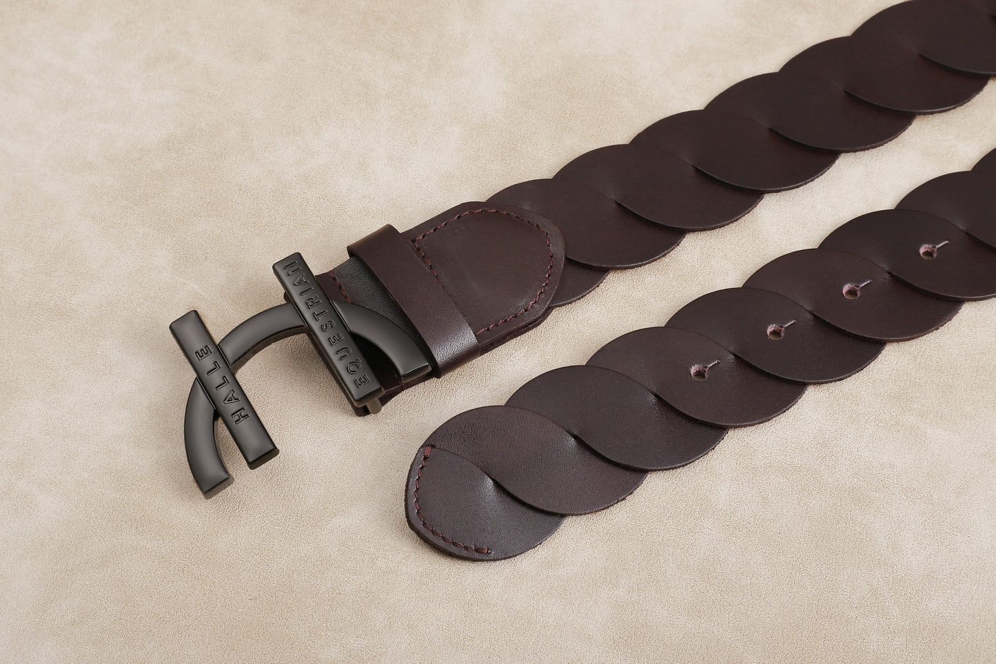 Twist Belt - Rich Saddle